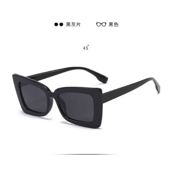 Black Sunglasses For Women - Picture 3 of 3